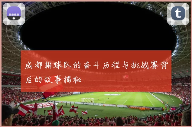成都排球队的奋斗历程与挑战赛背后的故事揭秘